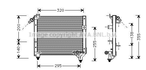 AVA QUALITY COOLING kondensatorius, oro kondicionierius DU5050